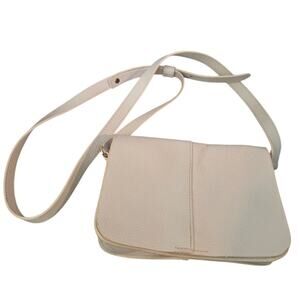 BTB Los Angeles White Suede Leather Crossbody PURSE Y2K Small